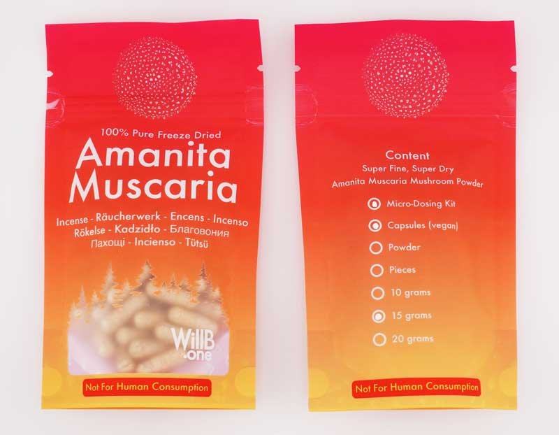 Big Packs 10-20 grams, Incense Powder or Incense Capsules - 100% Amanita Muscaria - Image 5